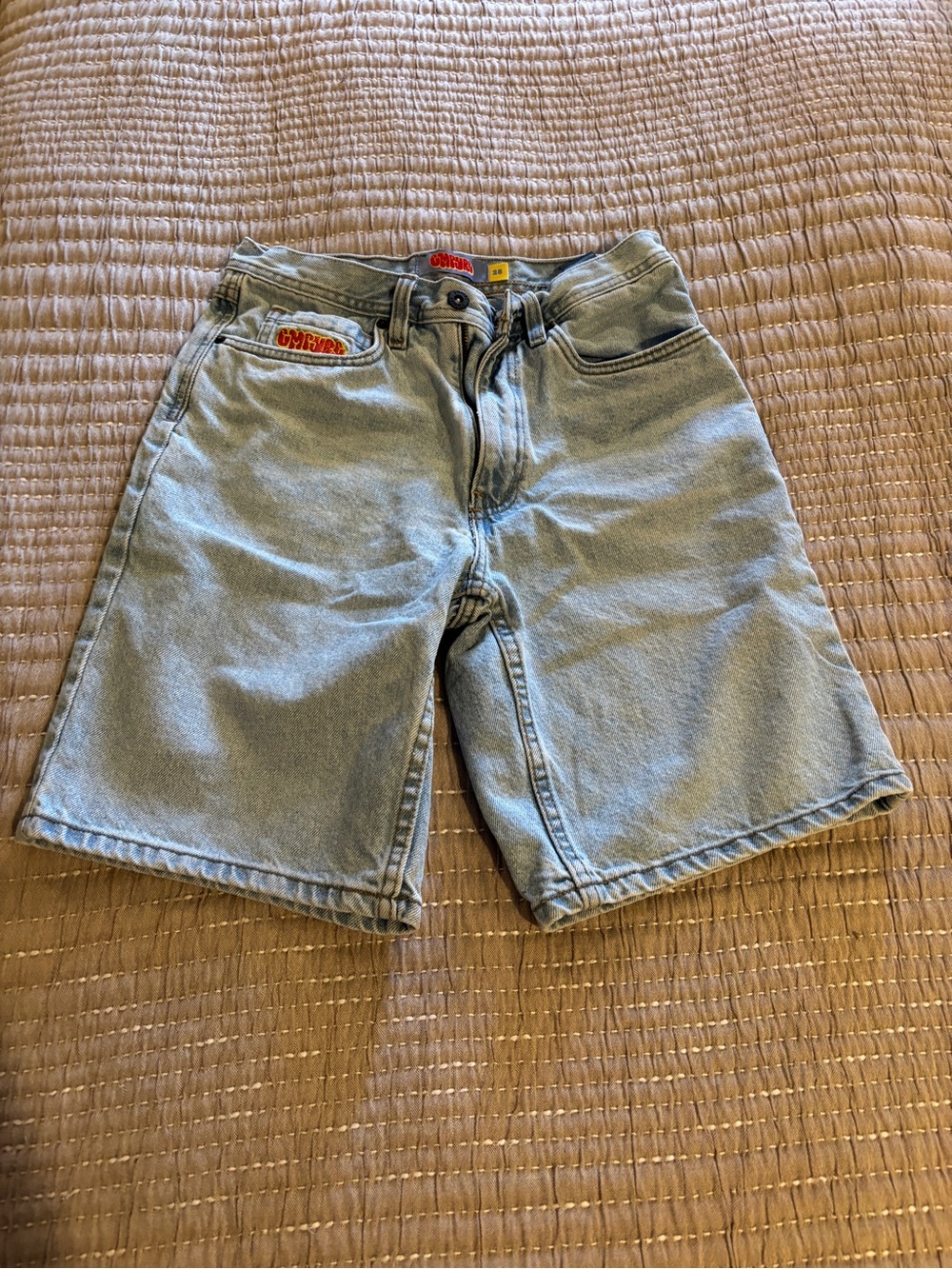 Empyre Light Blue Denim Kids' Shorts